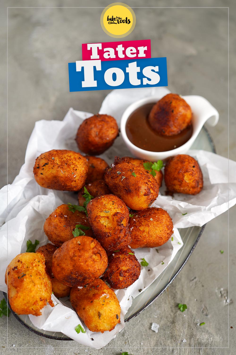 Crunchy Homemade Tater Tots | Bake to the roots