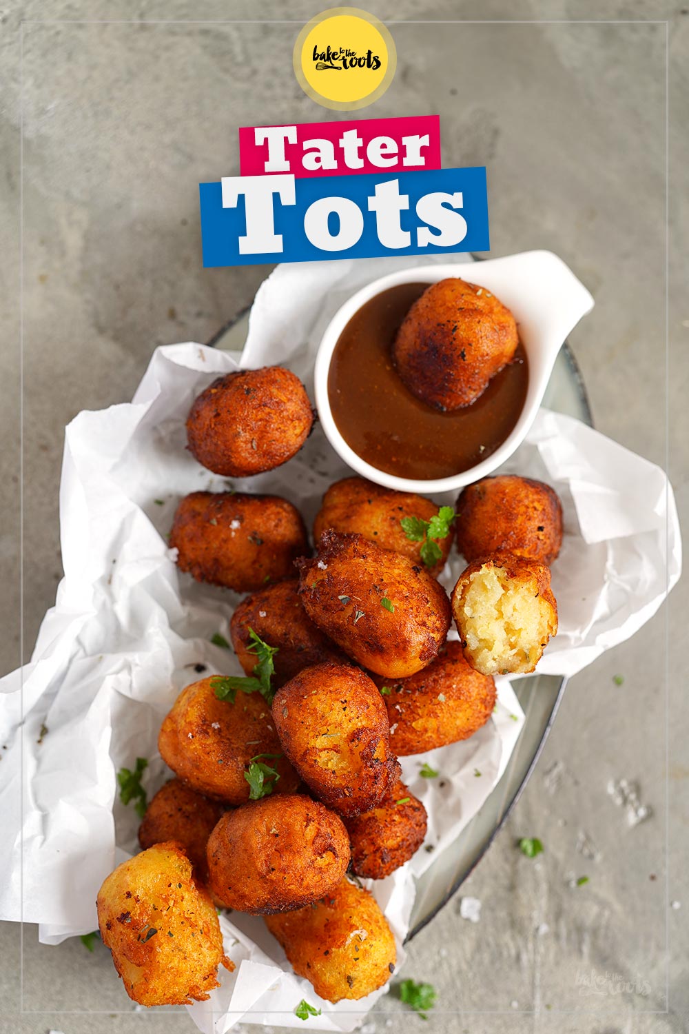 Crunchy Homemade Tater Tots | Bake to the roots