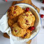 Cherry Marzipan Scones | Bake to the roots