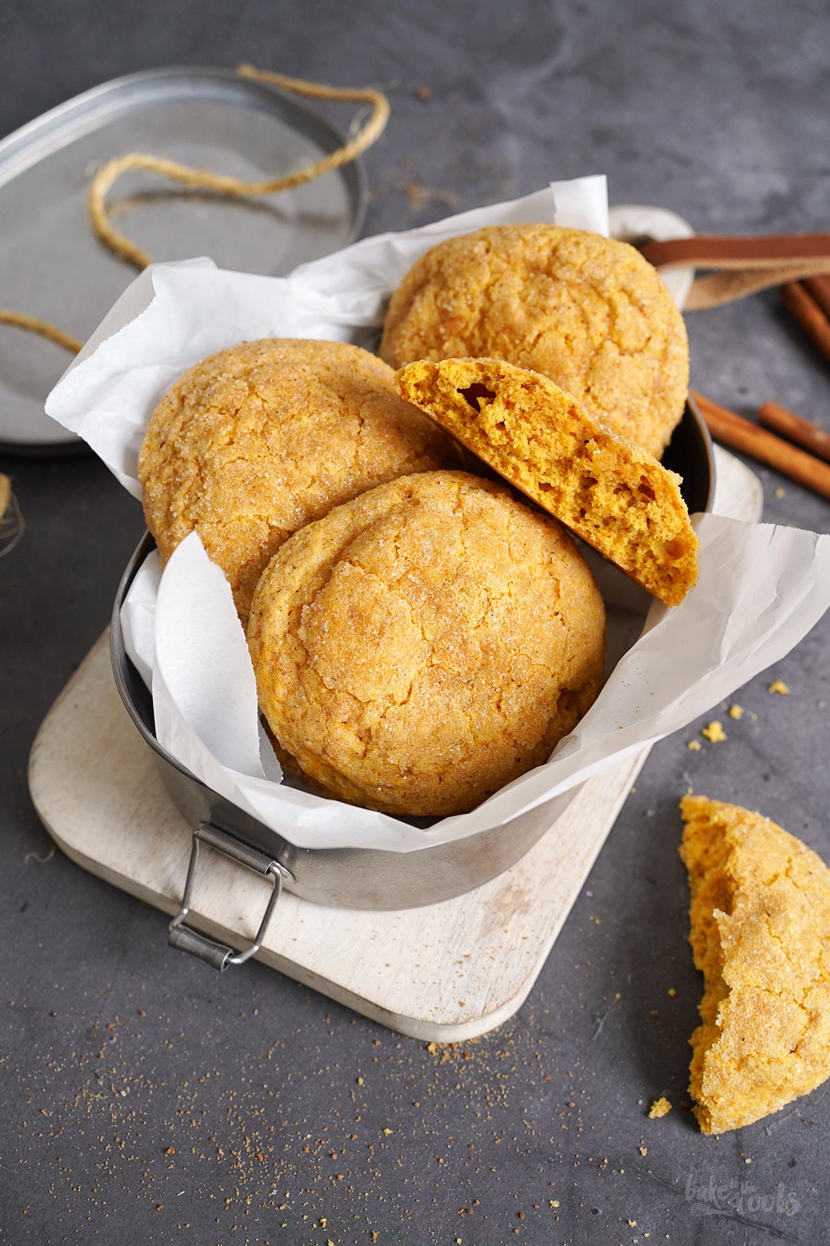 Pumpkin Snickerdoodles | Bake to the roots