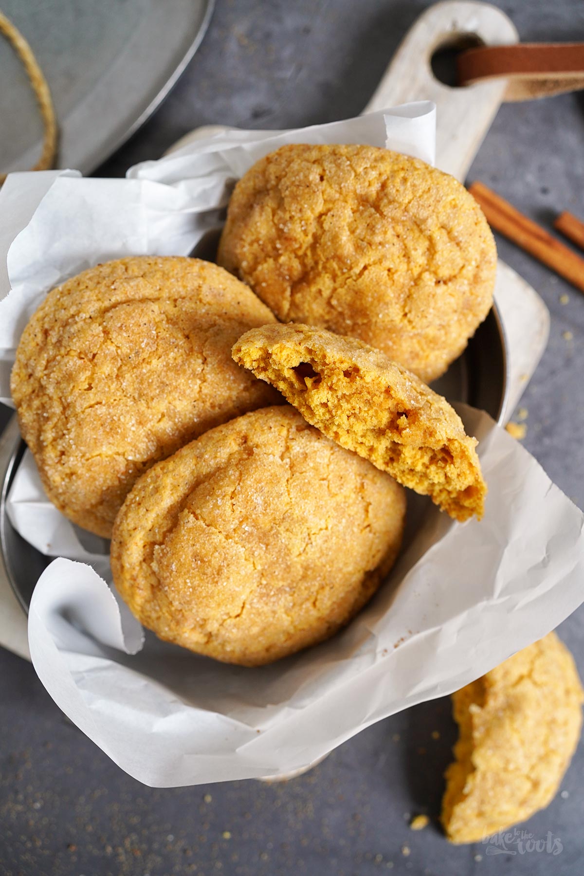 Pumpkin Snickerdoodles | Bake to the roots