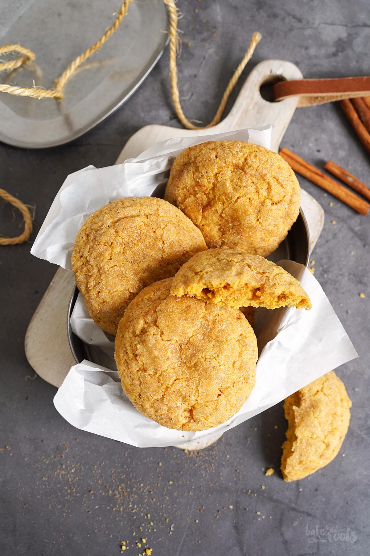 Pumpkin Snickerdoodles | Bake to the roots