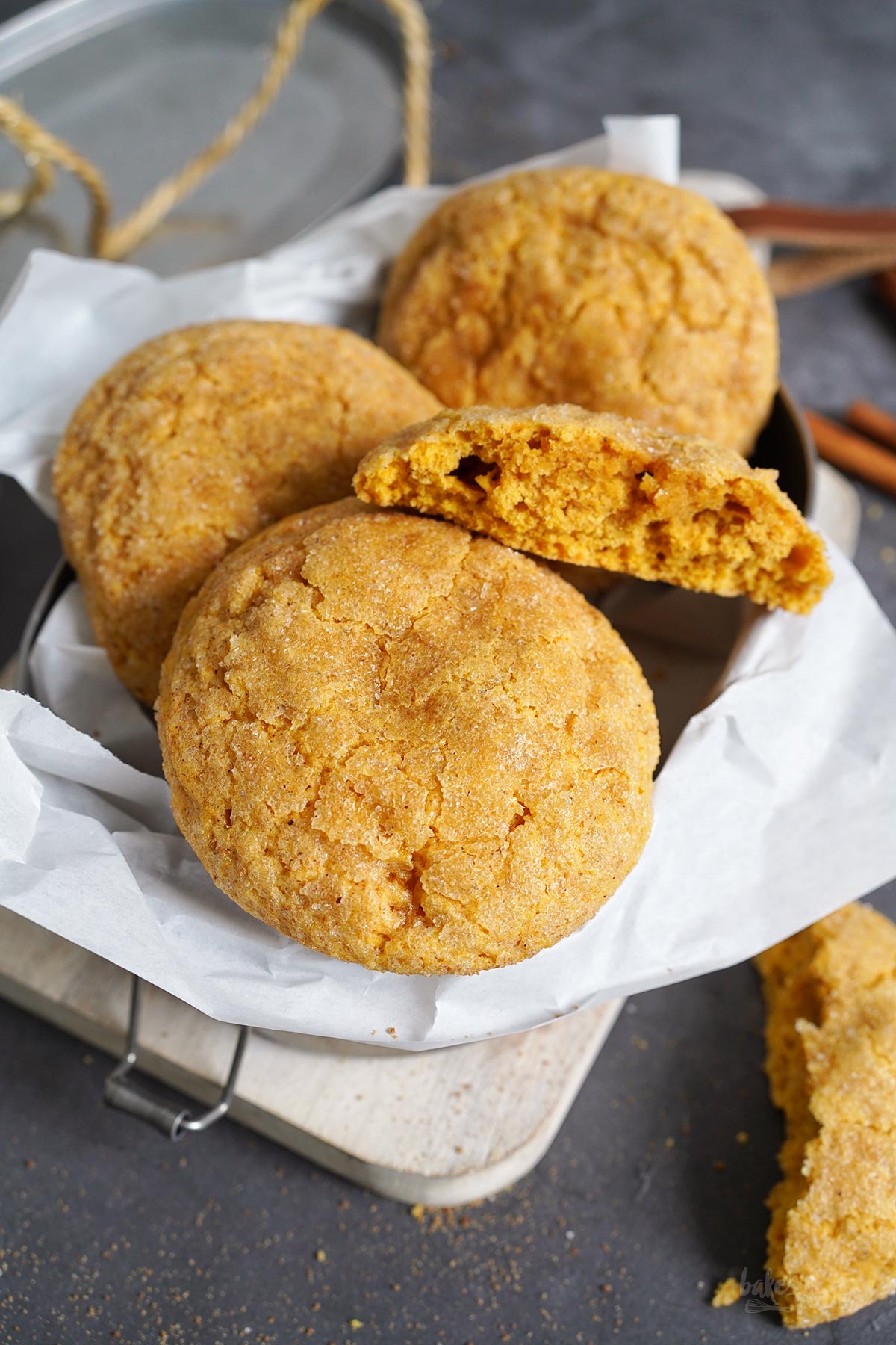 Pumpkin Snickerdoodles | Bake to the roots