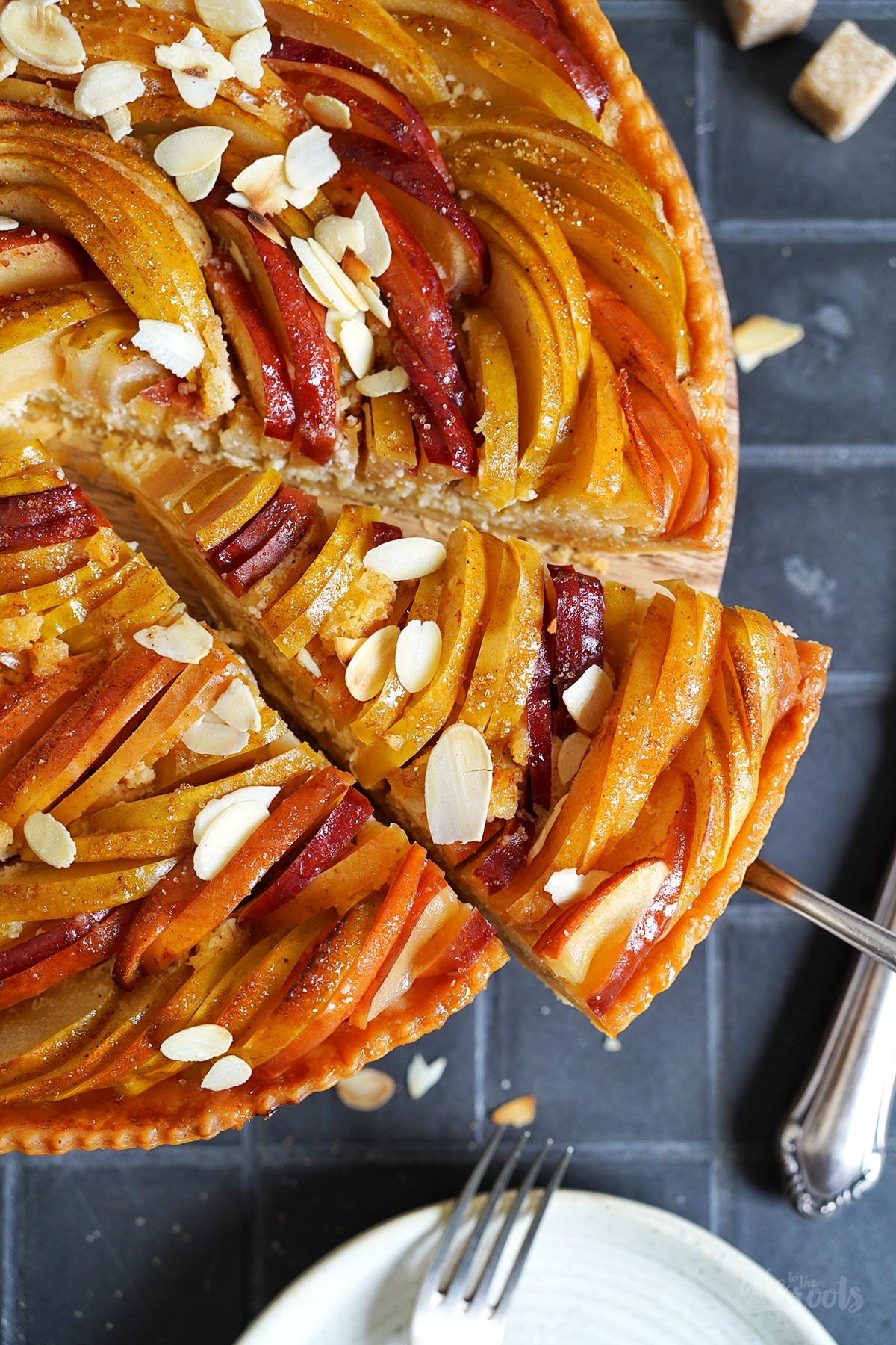 Apfel Frangipane Tarte | Bake to the roots