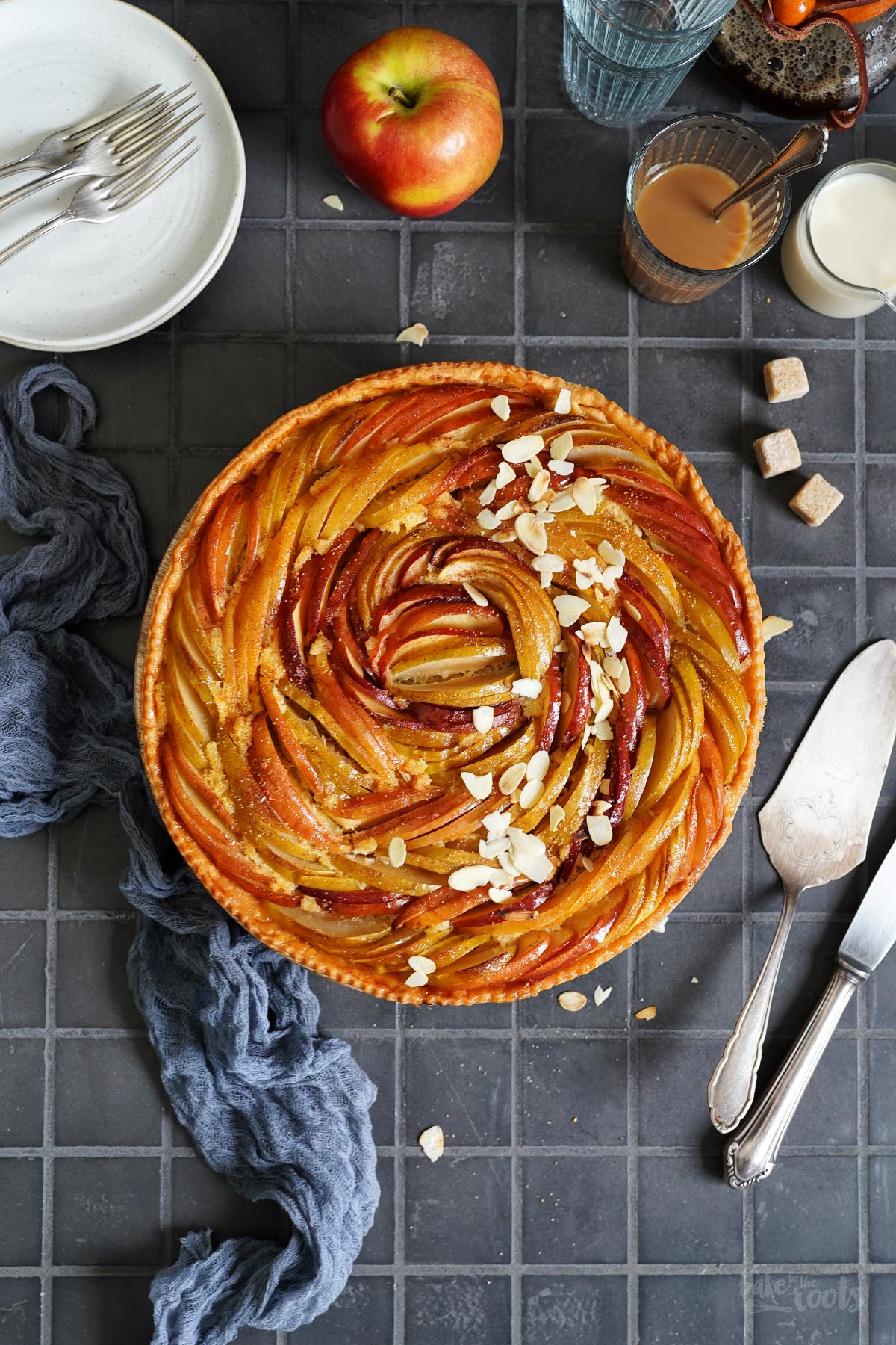 Apfel Frangipane Tarte | Bake to the roots
