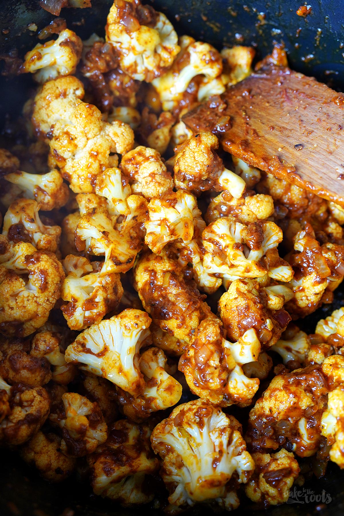 Butter Cauliflower with Rice | Bake to the roots