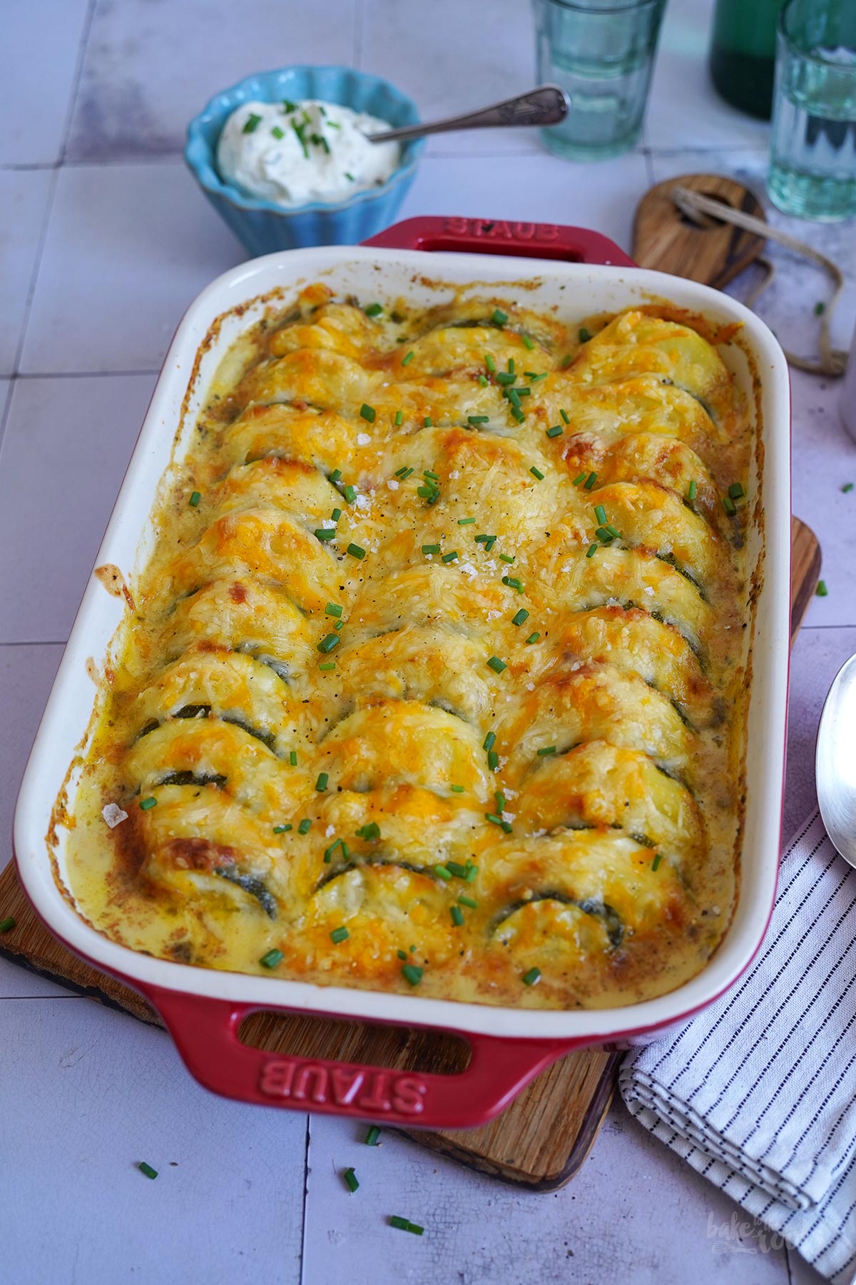 Einfacher Zucchini & Kartoffel Auflauf | Bake to the roots