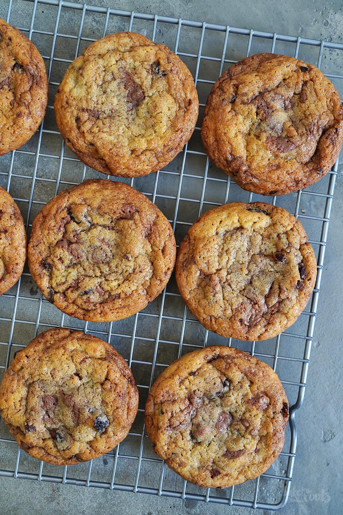 Ritter Sport Rum Rosinen Cookies | Bake to the roots