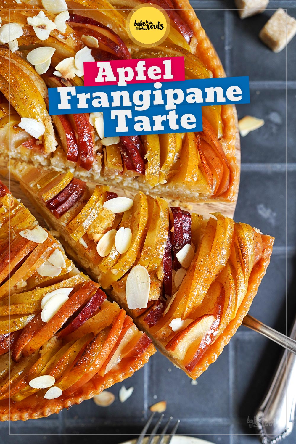 Apfel Frangipane Tarte | Bake to the roots
