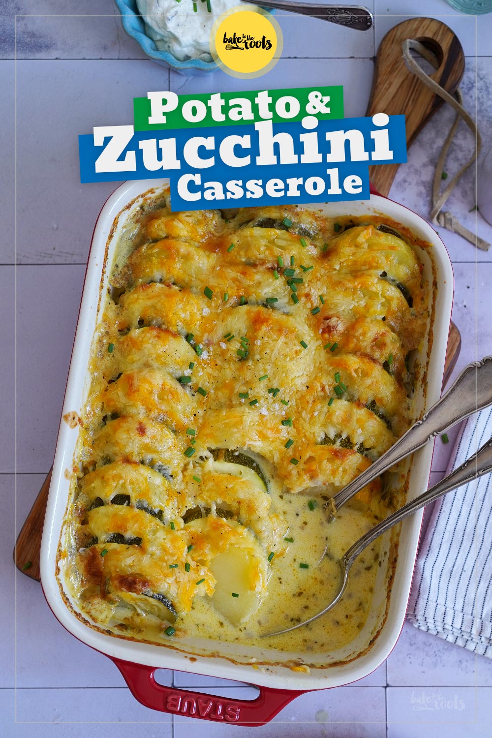 Easy Zucchini & Potato Casserole | Bake to the roots