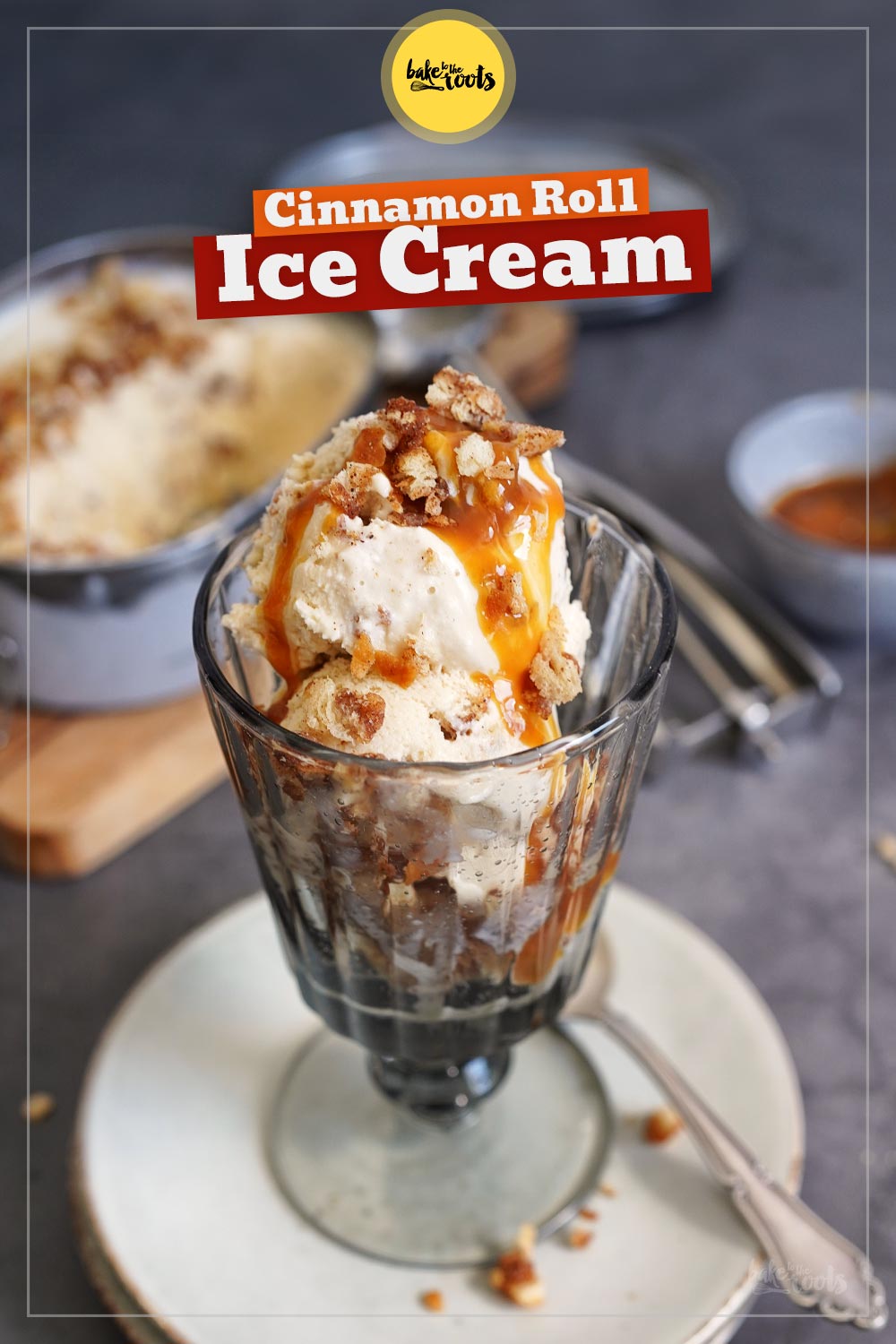 Franzbrötchen (Cinnamon Roll) Ice Cream | Bake to the roots