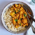 Butter Cauliflower with Rice | Bake to the roots