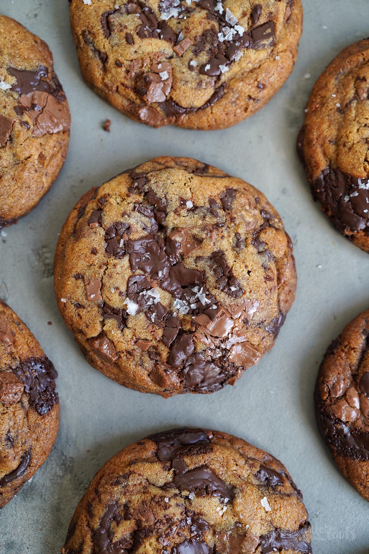 Double Chocolate Chip Cookies | Bake to the roots