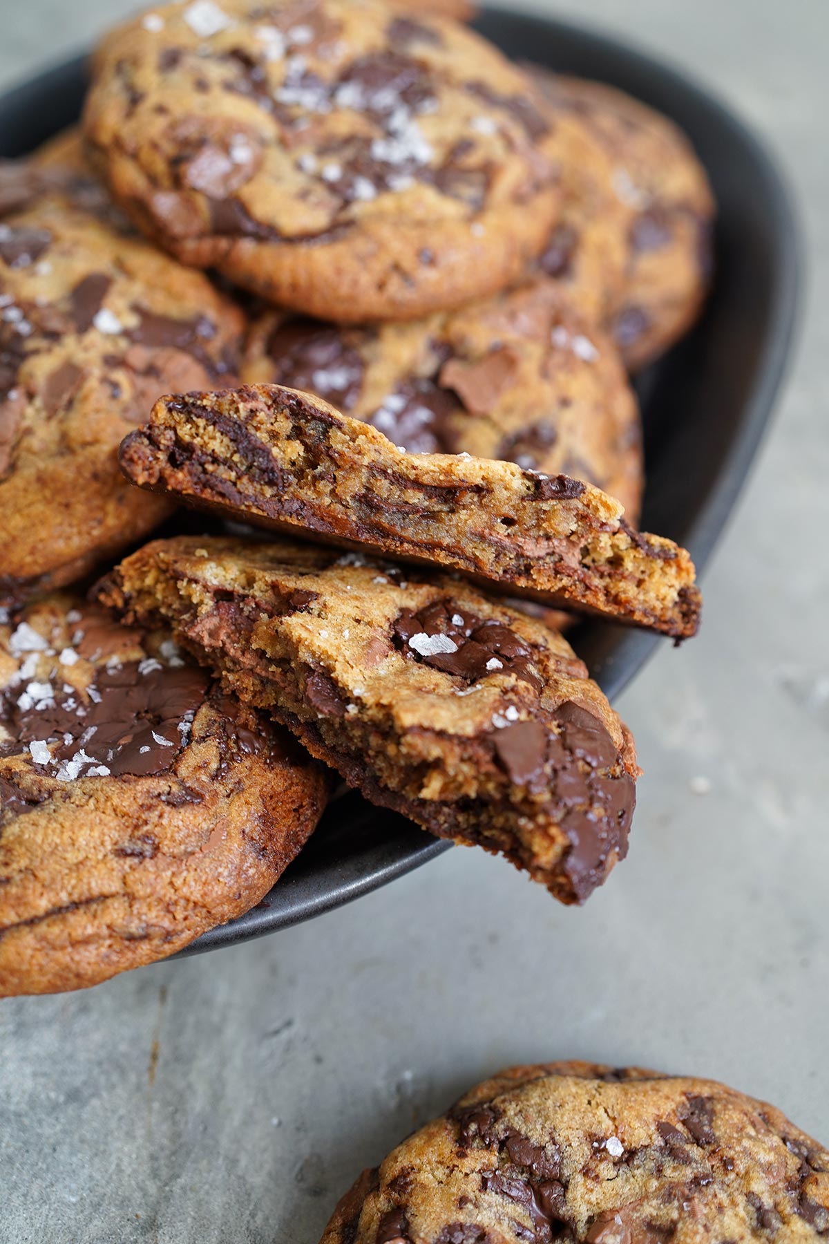 Double Chocolate Chip Cookies | Bake to the roots