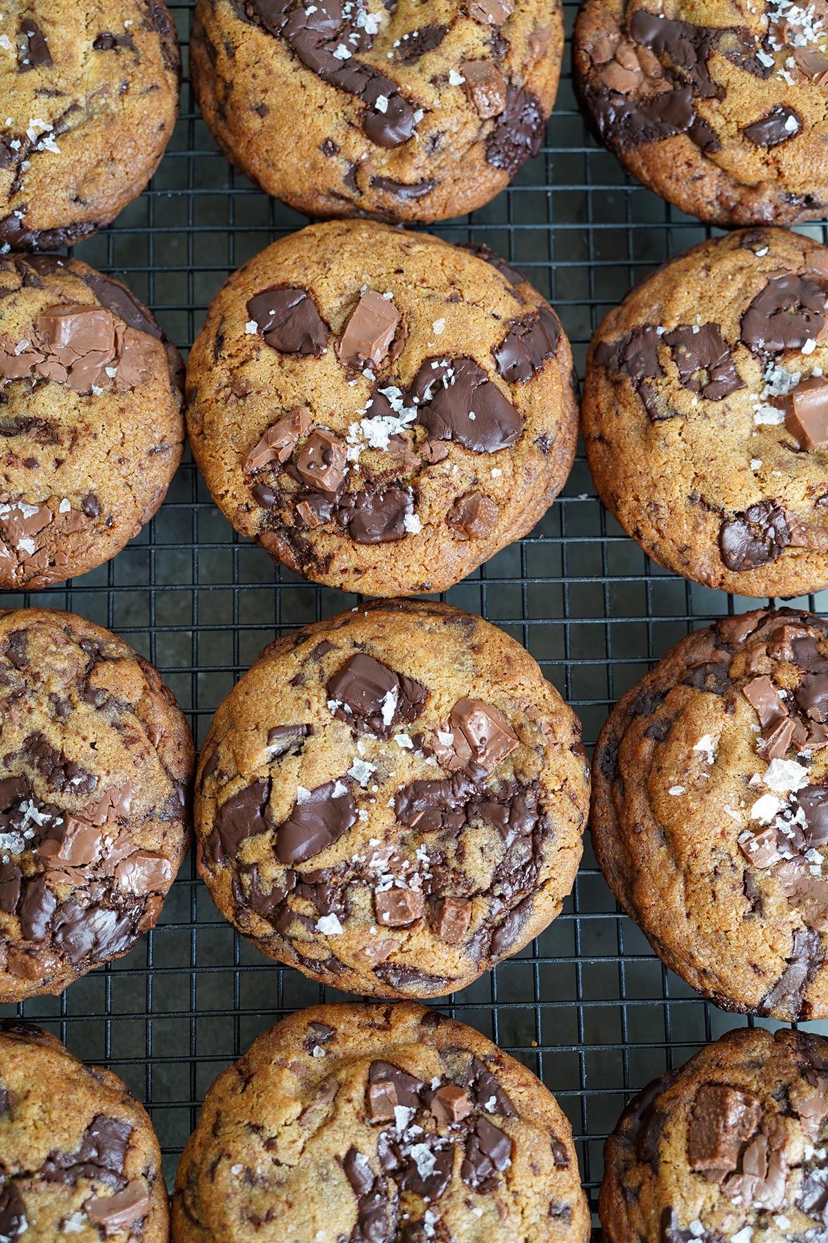 Double Chocolate Chip Cookies | Bake to the roots