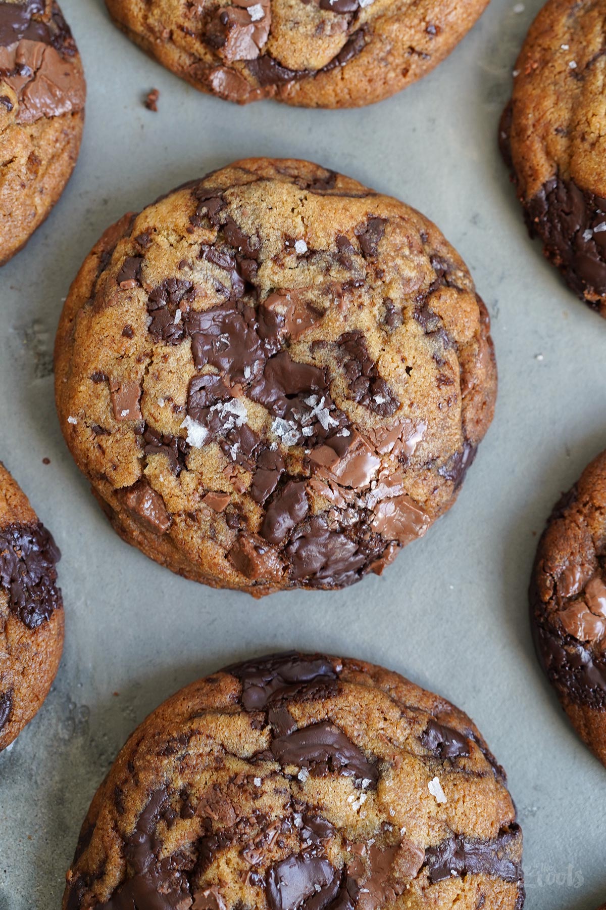 Double Chocolate Chip Cookies | Bake to the roots