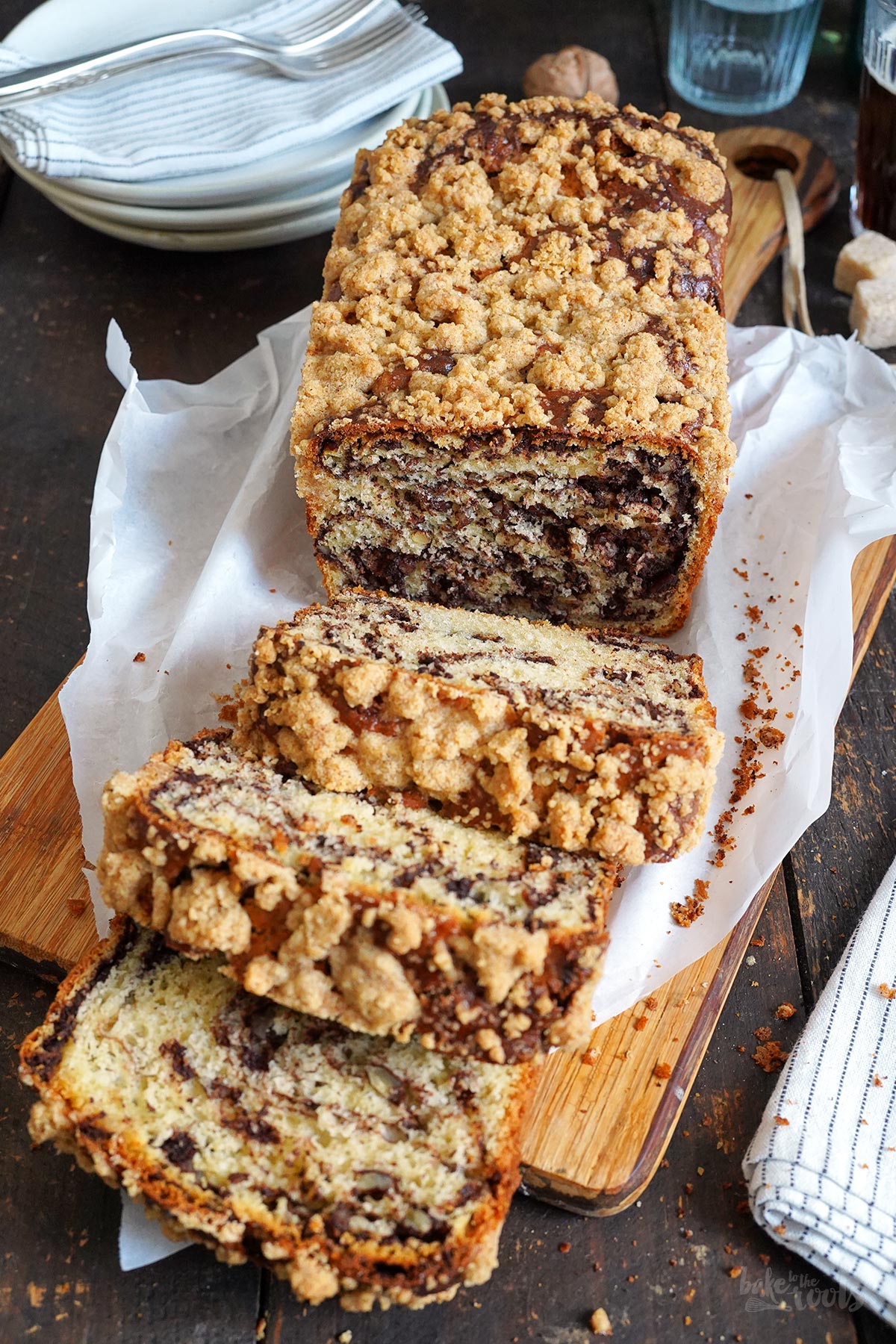 Babka mit Schokolade & Walnüssen | Bake to the roots