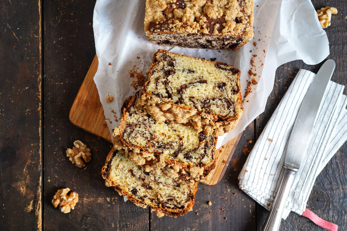 Babka mit Schokolade & Walnüssen | Bake to the roots