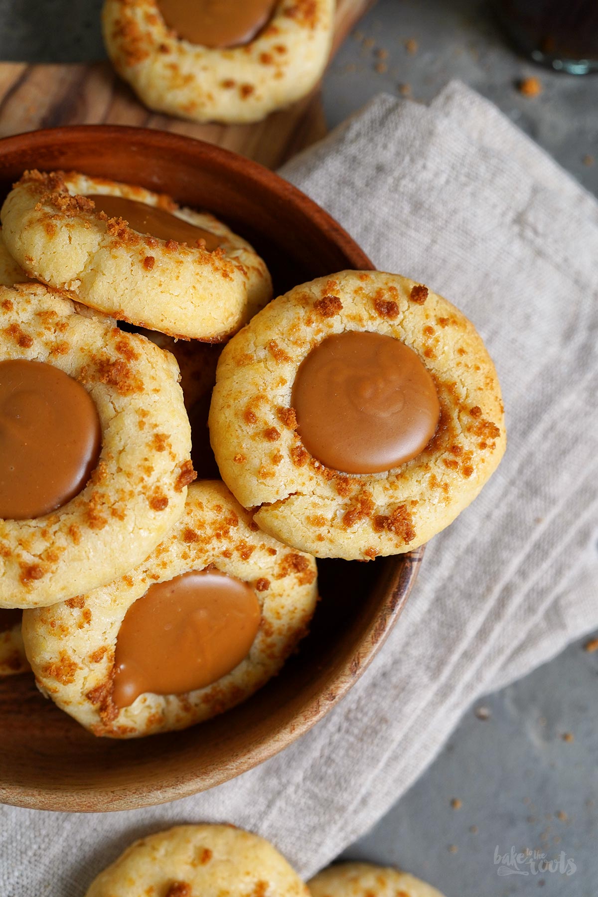 Einfache Biscoff Engelsaugen | Bake to the roots