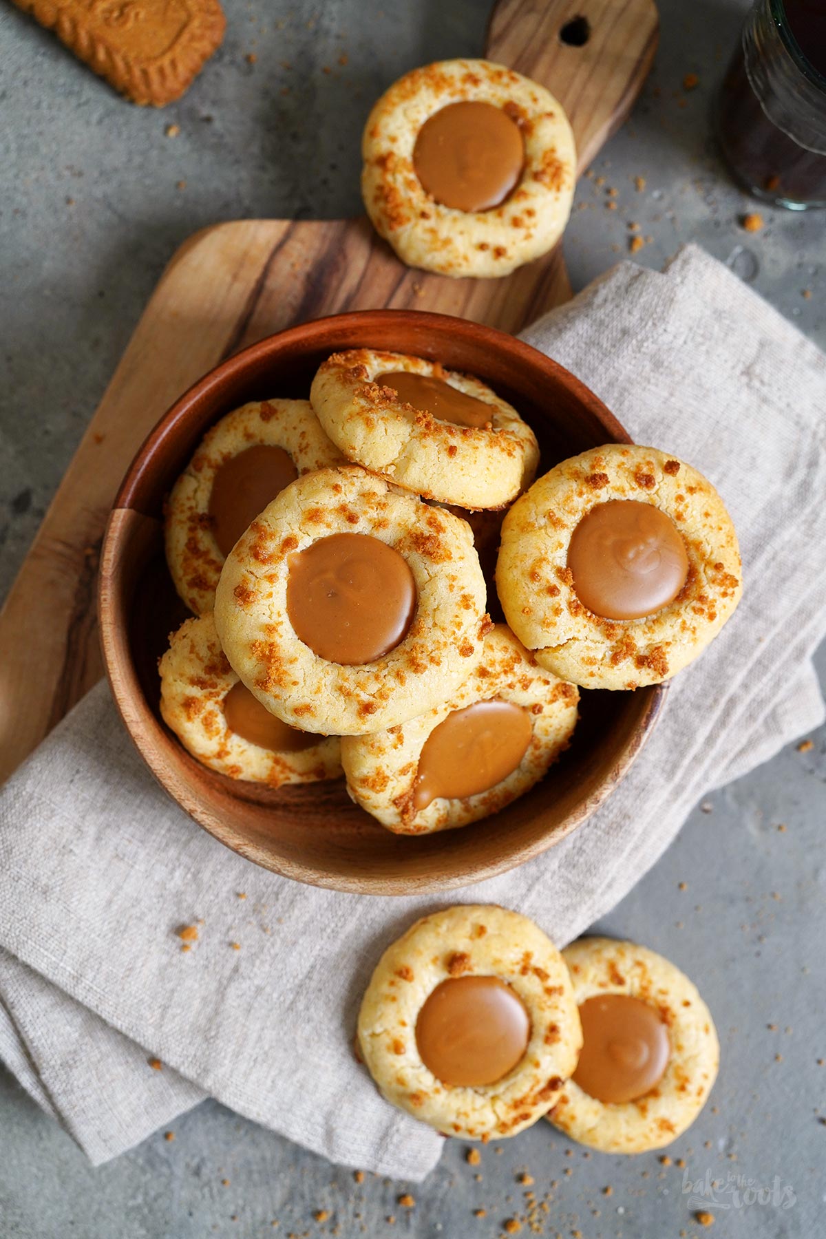 Einfache Biscoff Engelsaugen | Bake to the roots