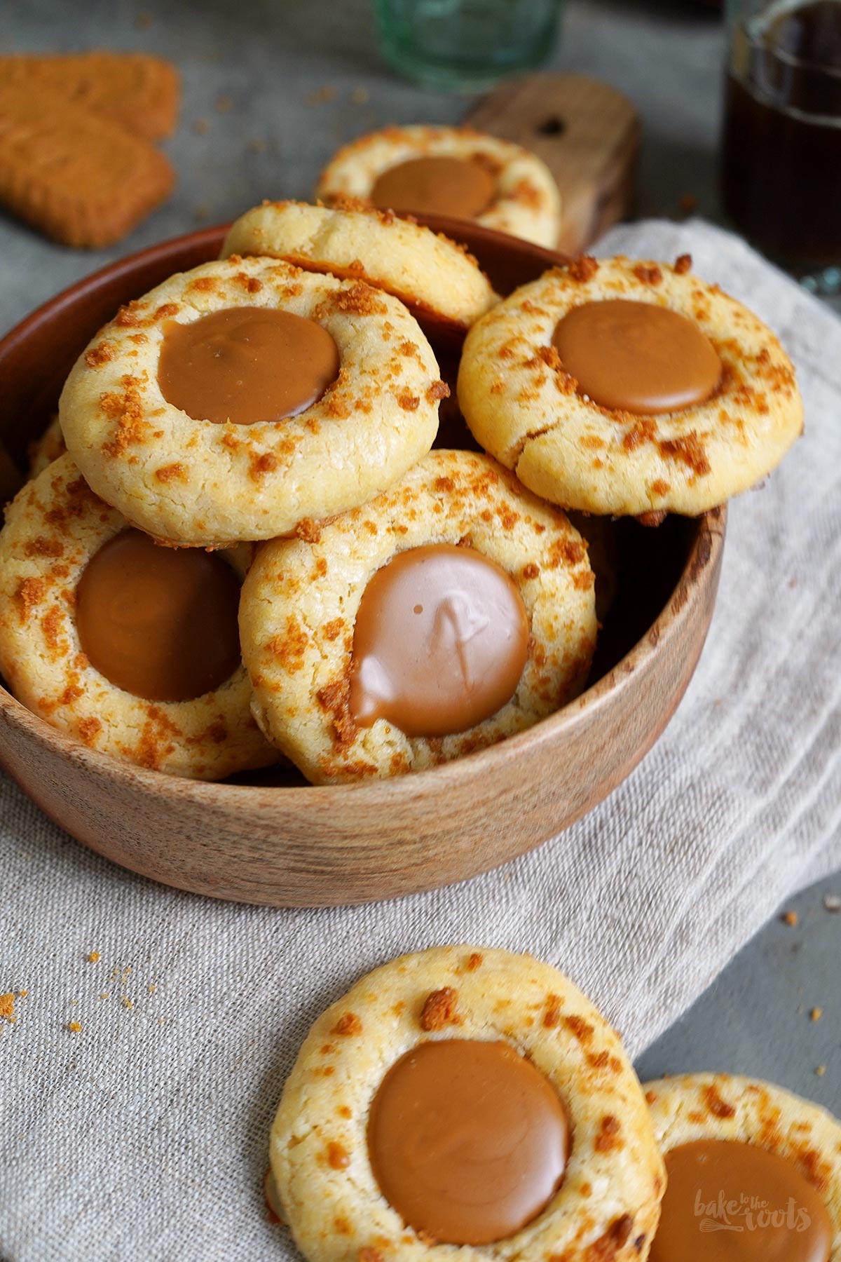 Einfache Biscoff Engelsaugen | Bake to the roots