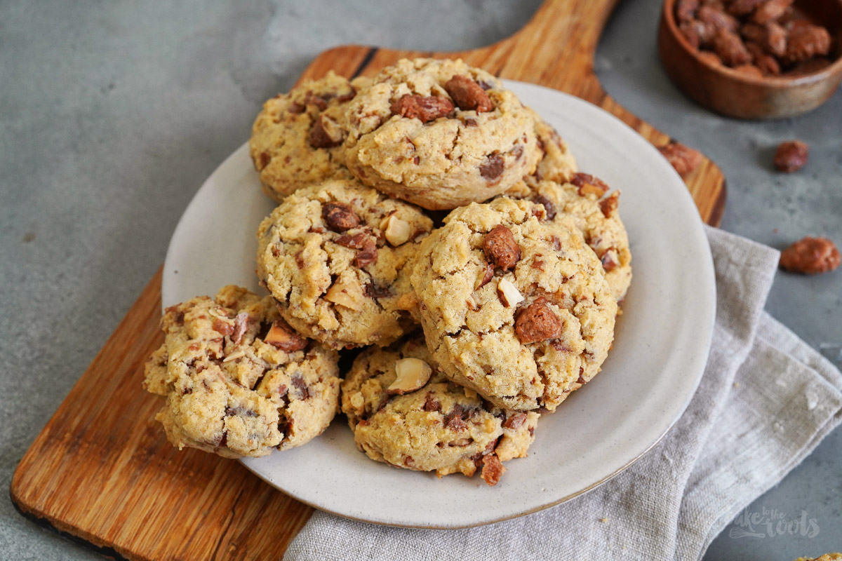 Gebrannte Mandeln & Nougat Löffelkekse | Bake to the roots