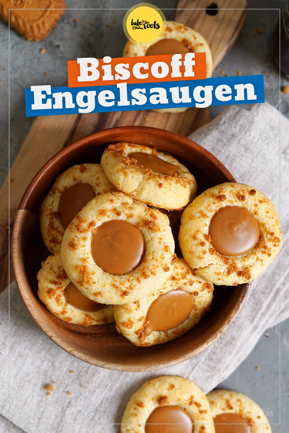 Einfache Biscoff Engelsaugen | Bake to the roots