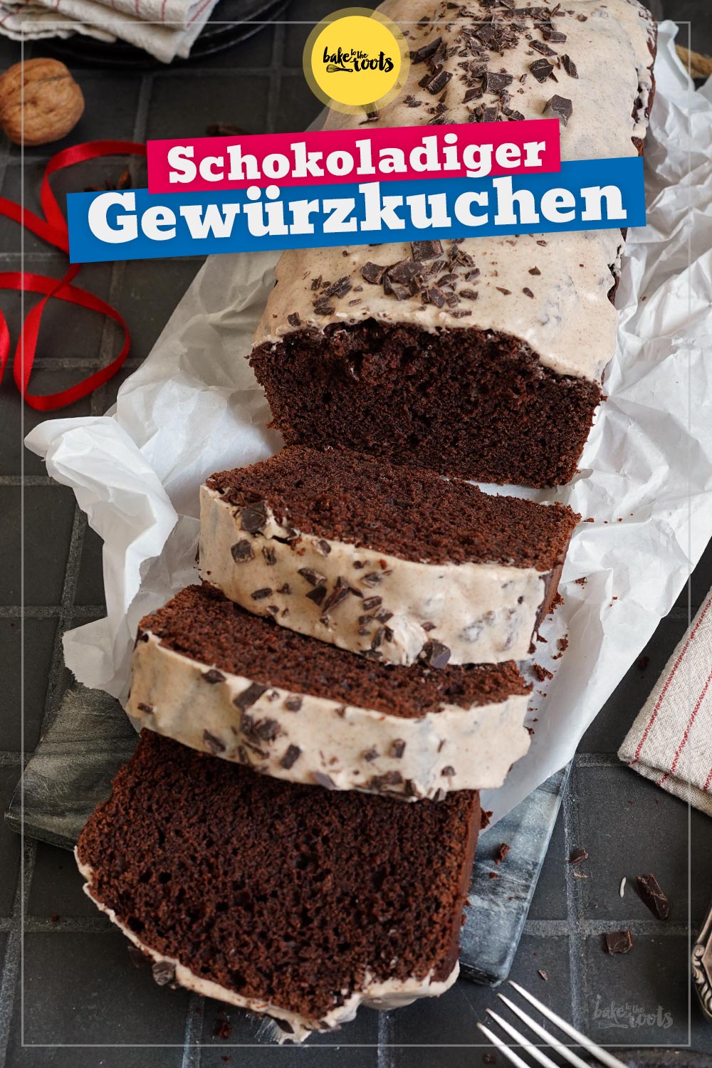 Gewürzkuchen mit Zimtglasur | Bake to the roots