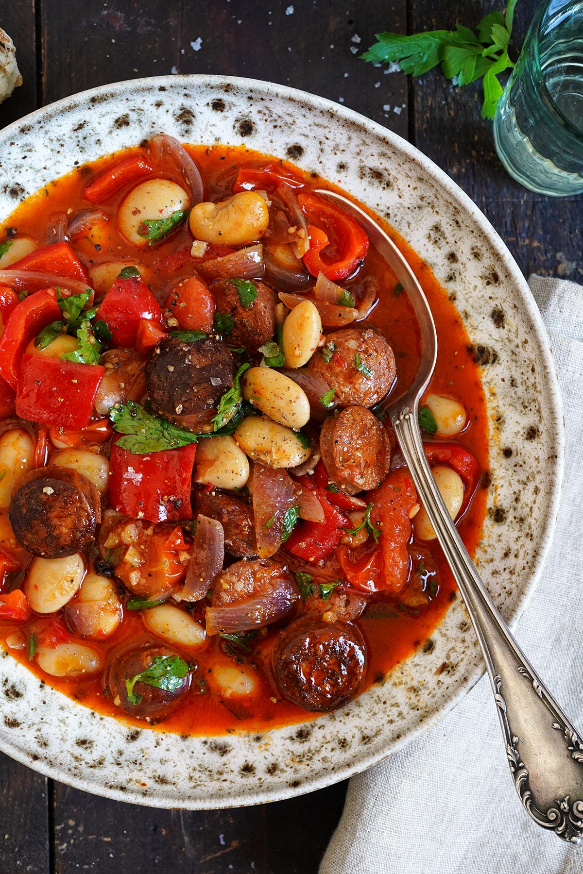 Suppe mit Chorizo & weißen Riesenbohnen | Bake to the roots