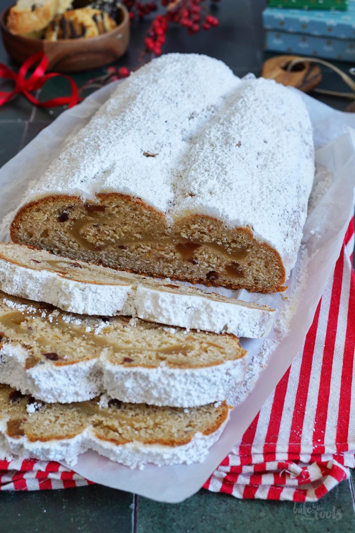 Einfacher Quarkstollen (ohne Rosinen) | Bake to the roots