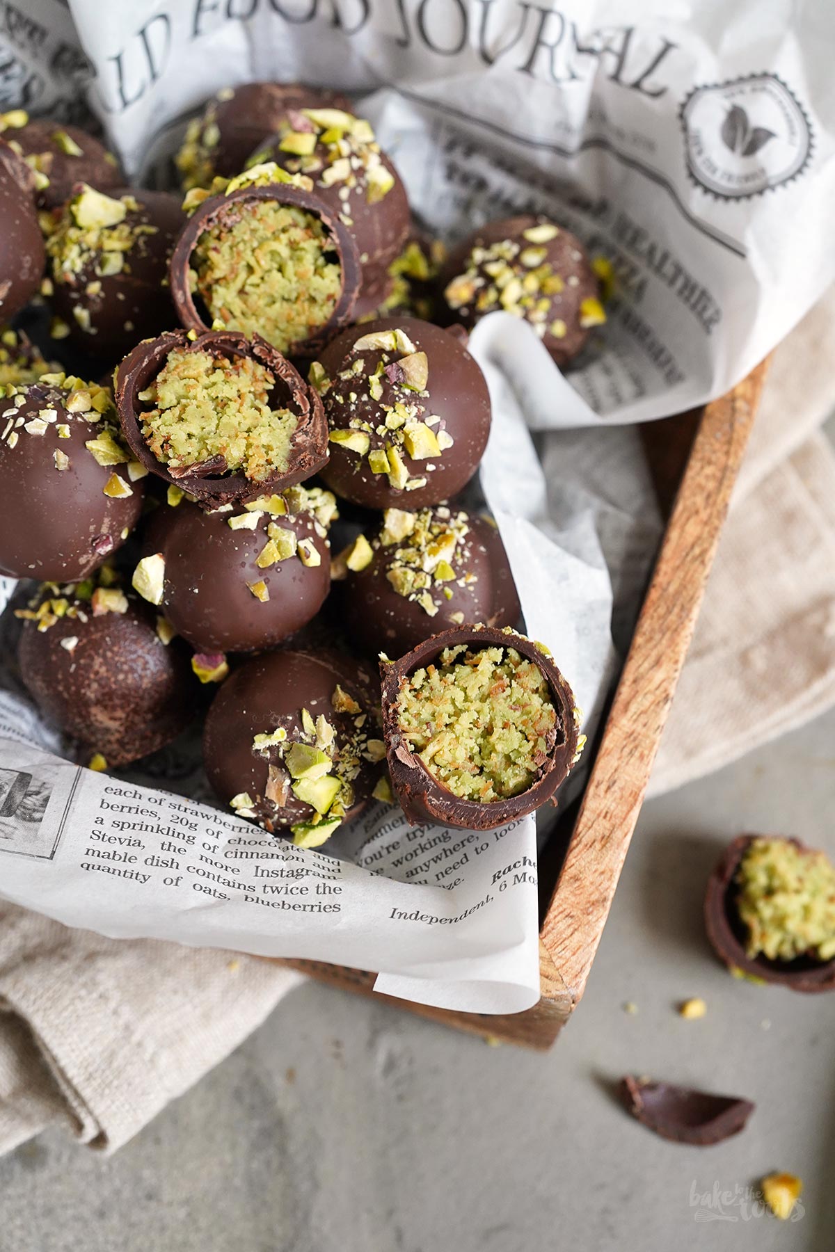 Dubai Chocolate Pralinen | Bake to the roots