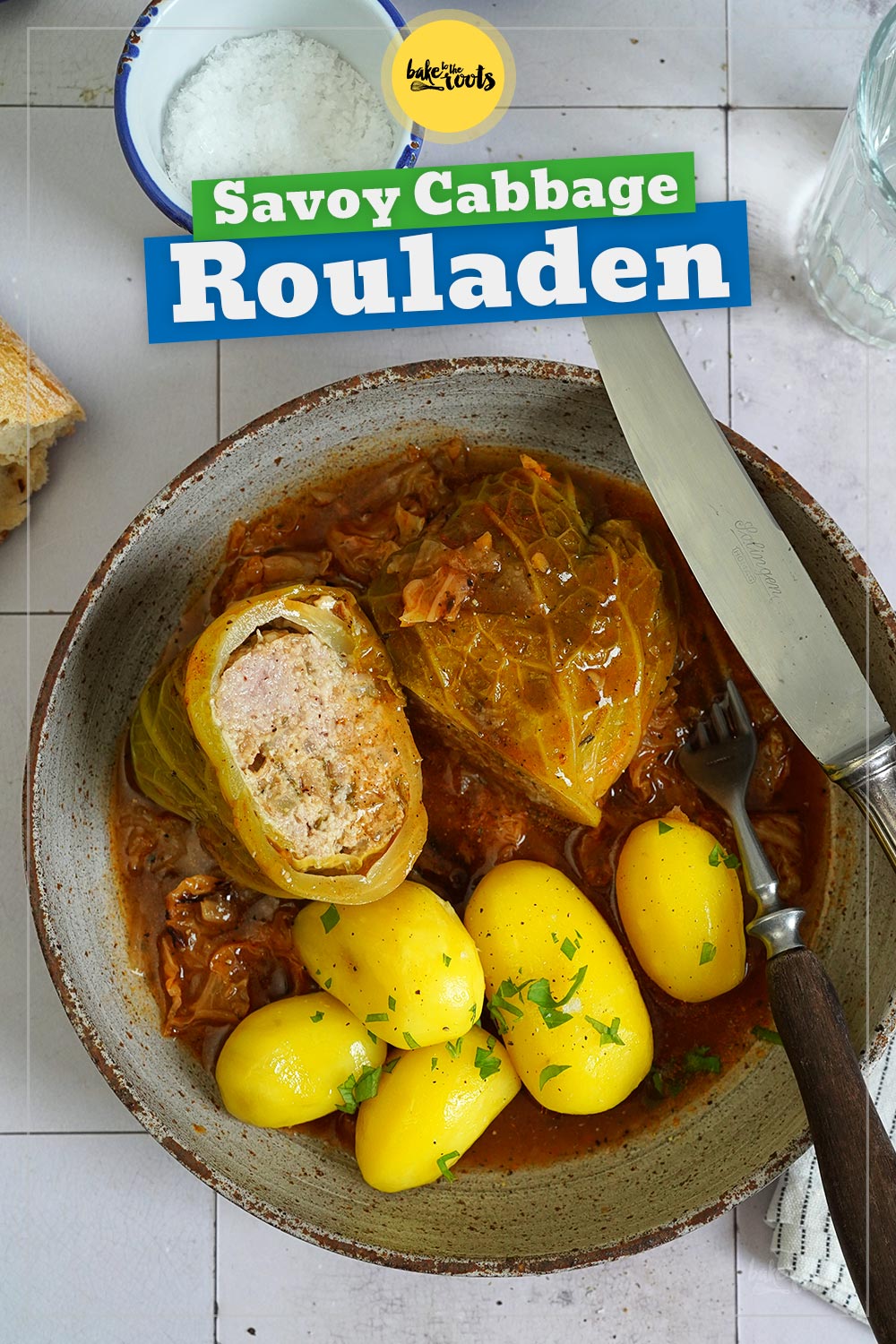 Savoy Cabbage Rolls (German Kohlrouladen) | Bake to the roots