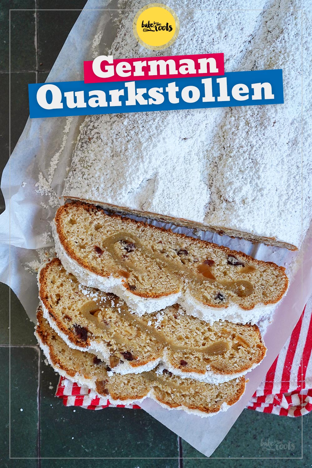 German Quarkstollen with Marzipan | Bake to the roots