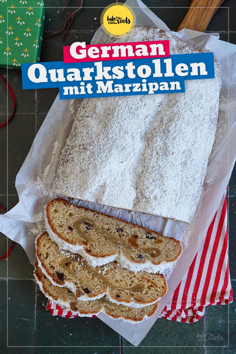 German Quarkstollen with Marzipan | Bake to the roots