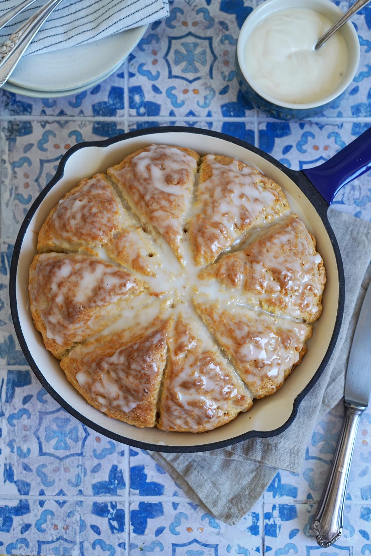 Lemon Buttermilk Scones | Bake to the roots