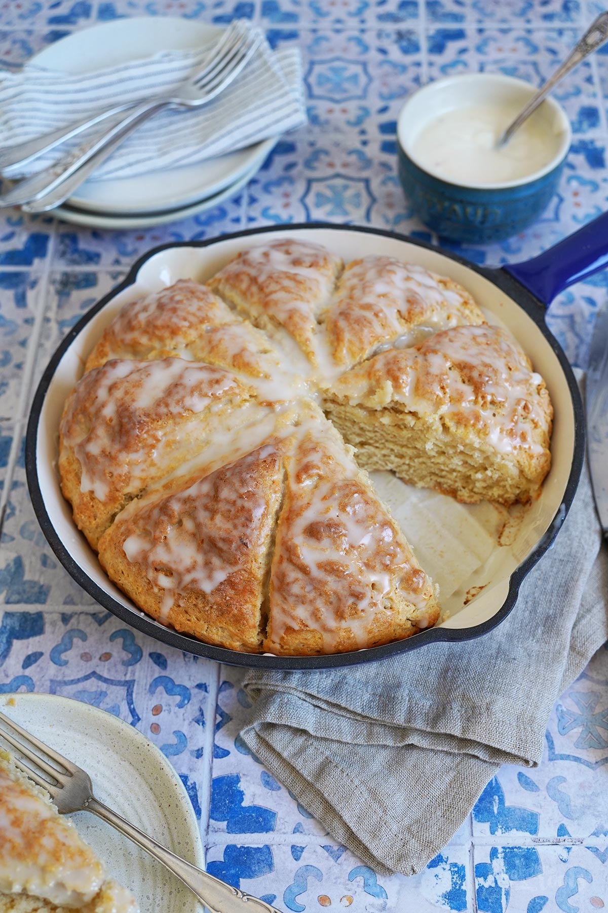 Lemon Buttermilk Scones | Bake to the roots