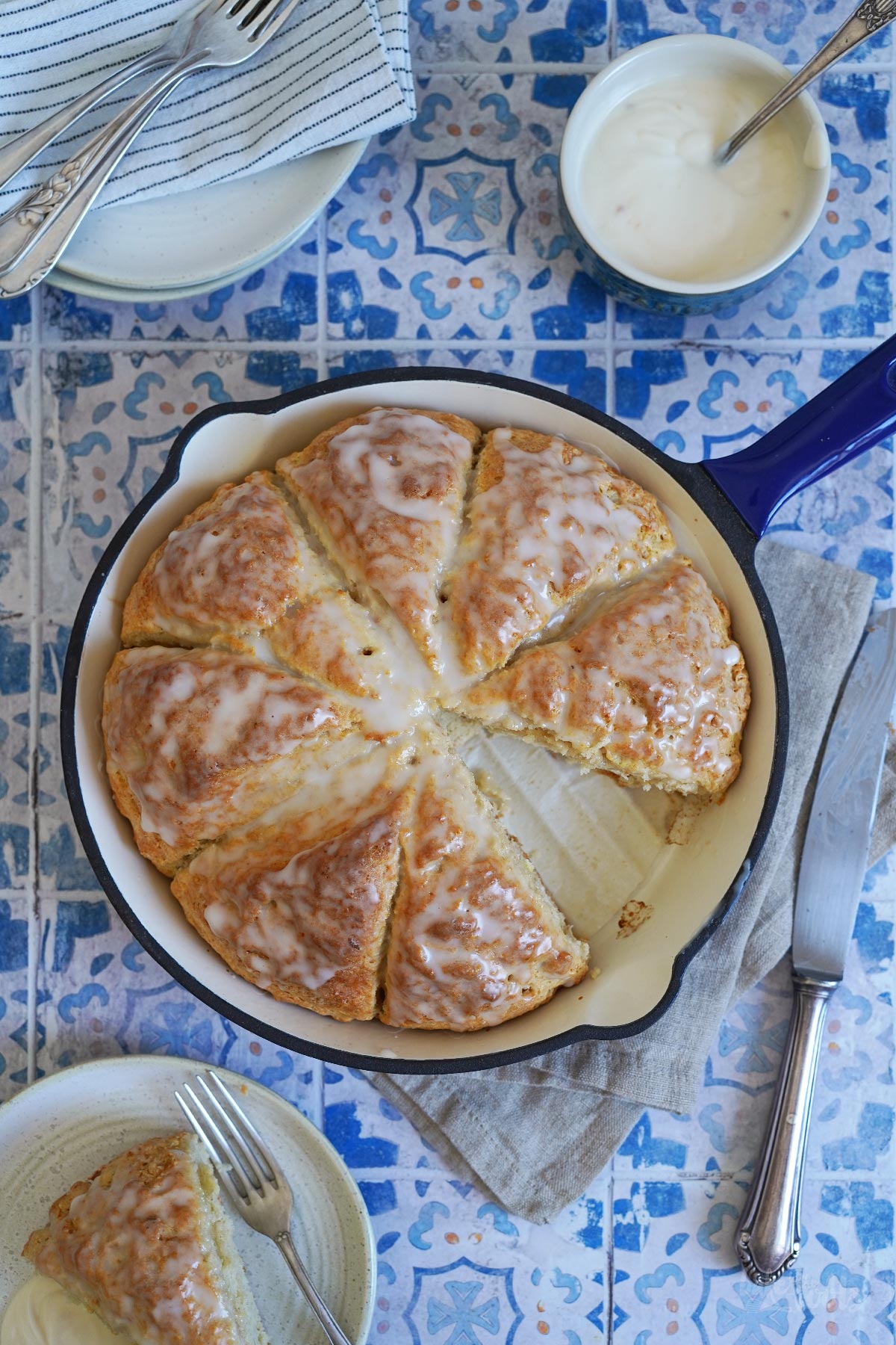 Lemon Buttermilk Scones | Bake to the roots