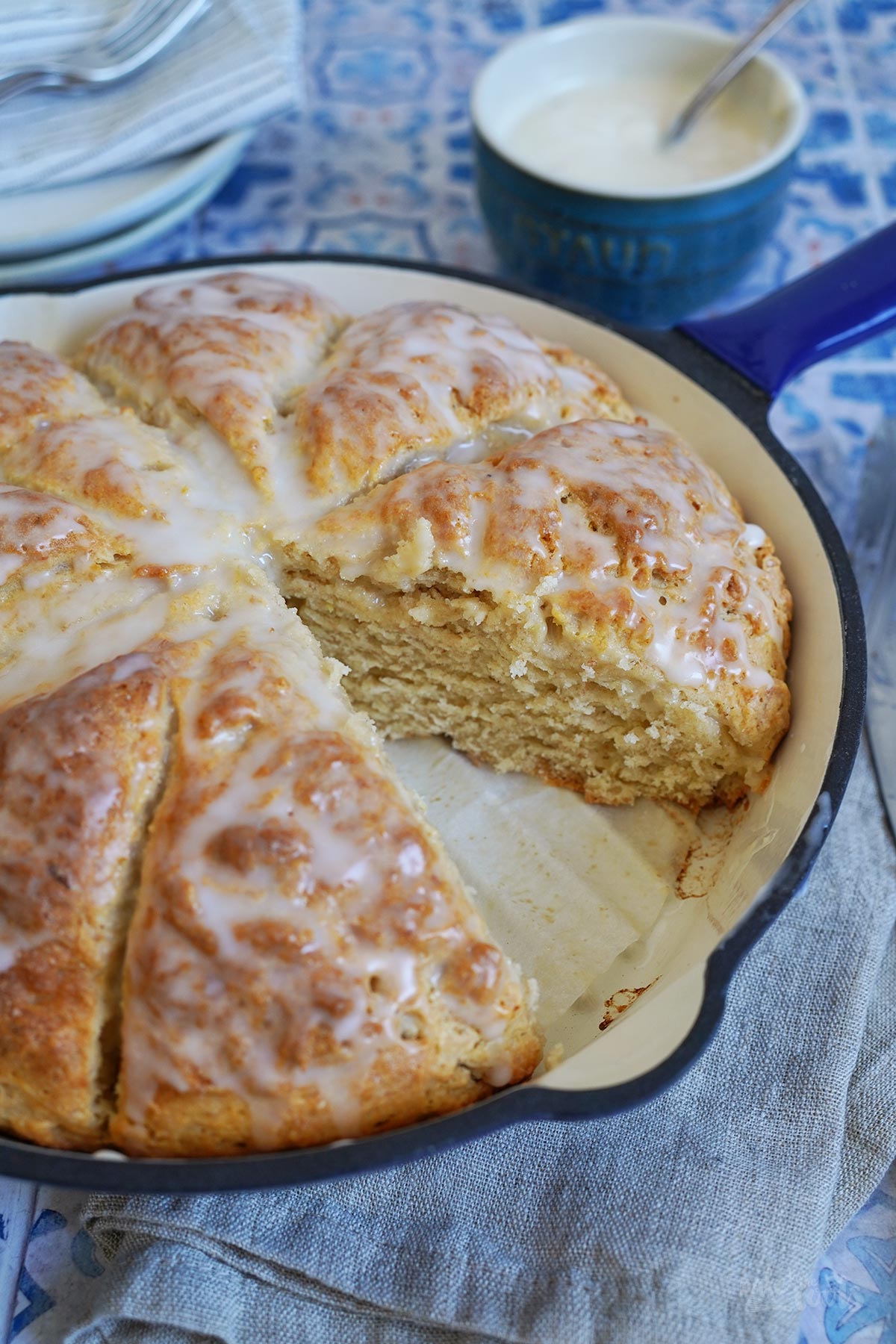 Lemon Buttermilk Scones | Bake to the roots