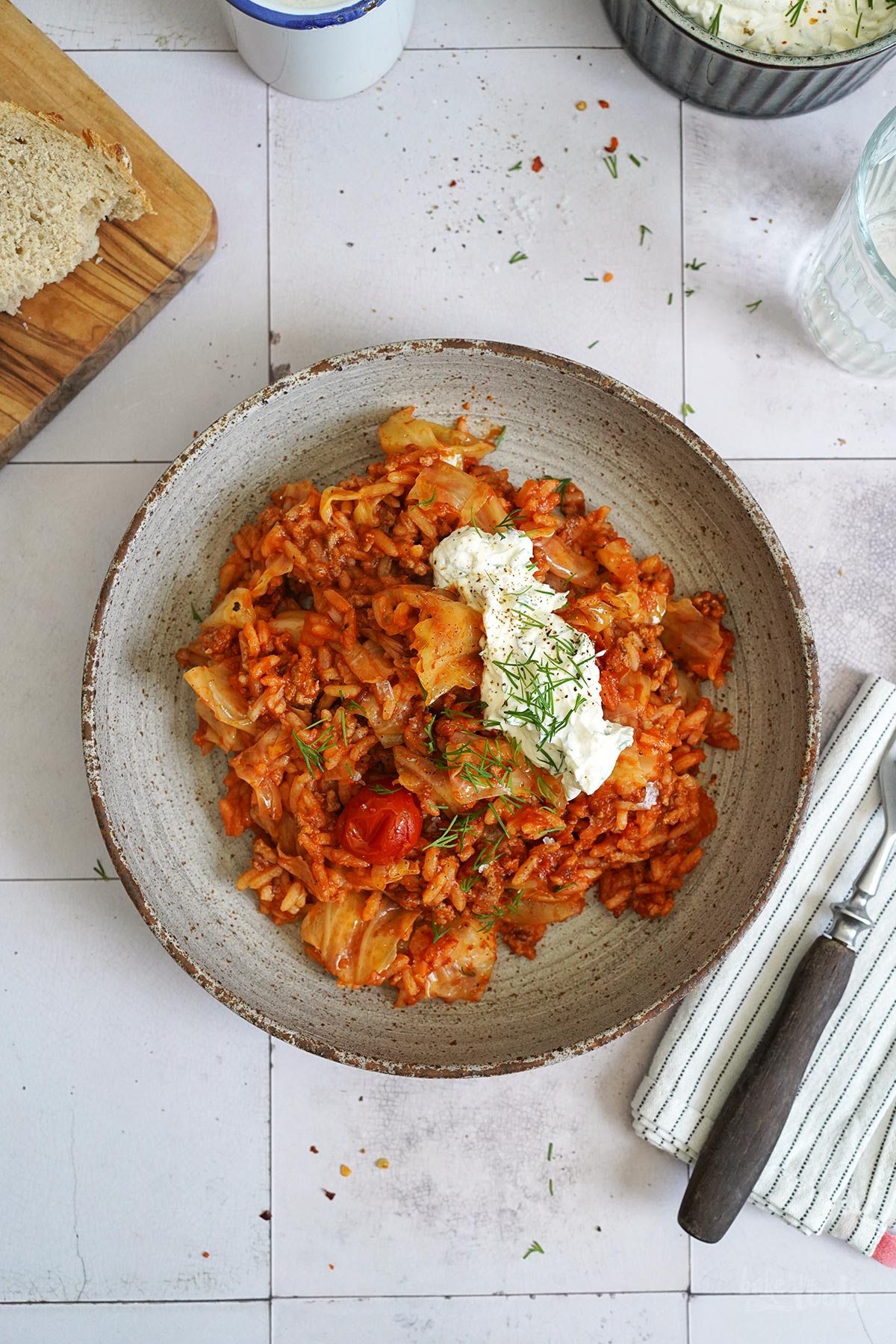 Unstuffed Lazy Cabbage Rolls | Bake to the roots