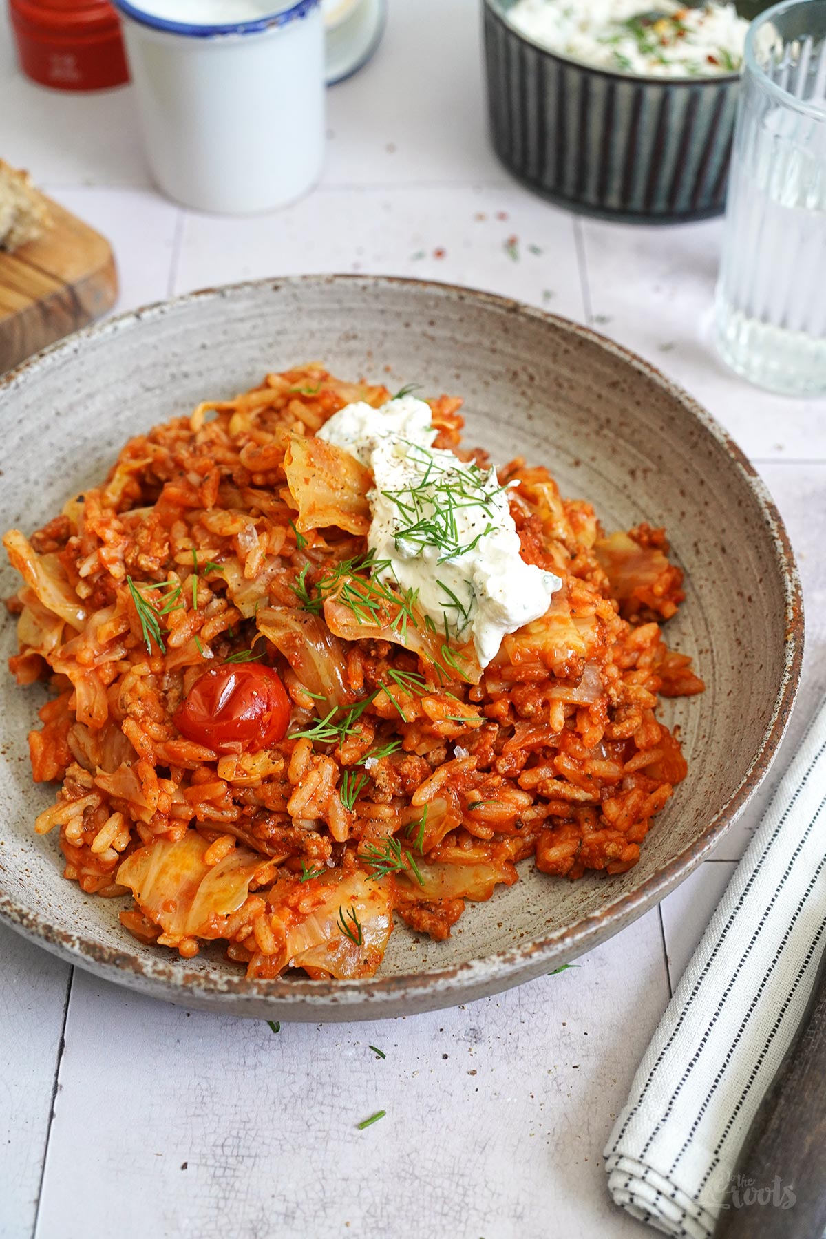 Unstuffed Lazy Cabbage Rolls | Bake to the roots