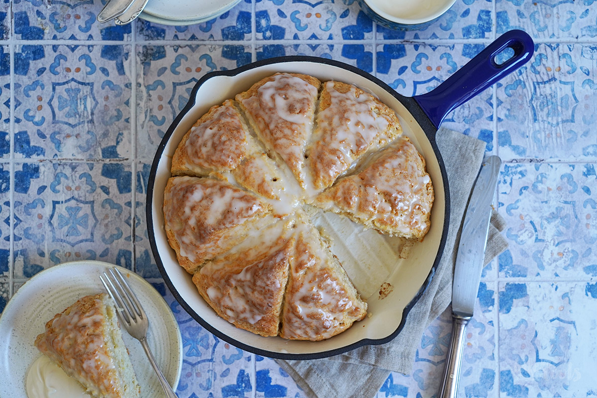 Lemon Buttermilk Scones | Bake to the roots