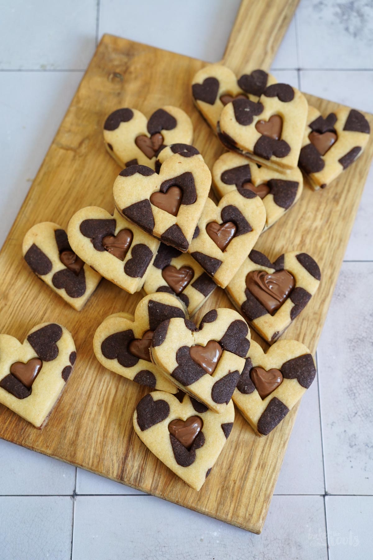 Herz Sandwich Cookies | Bake to the roots