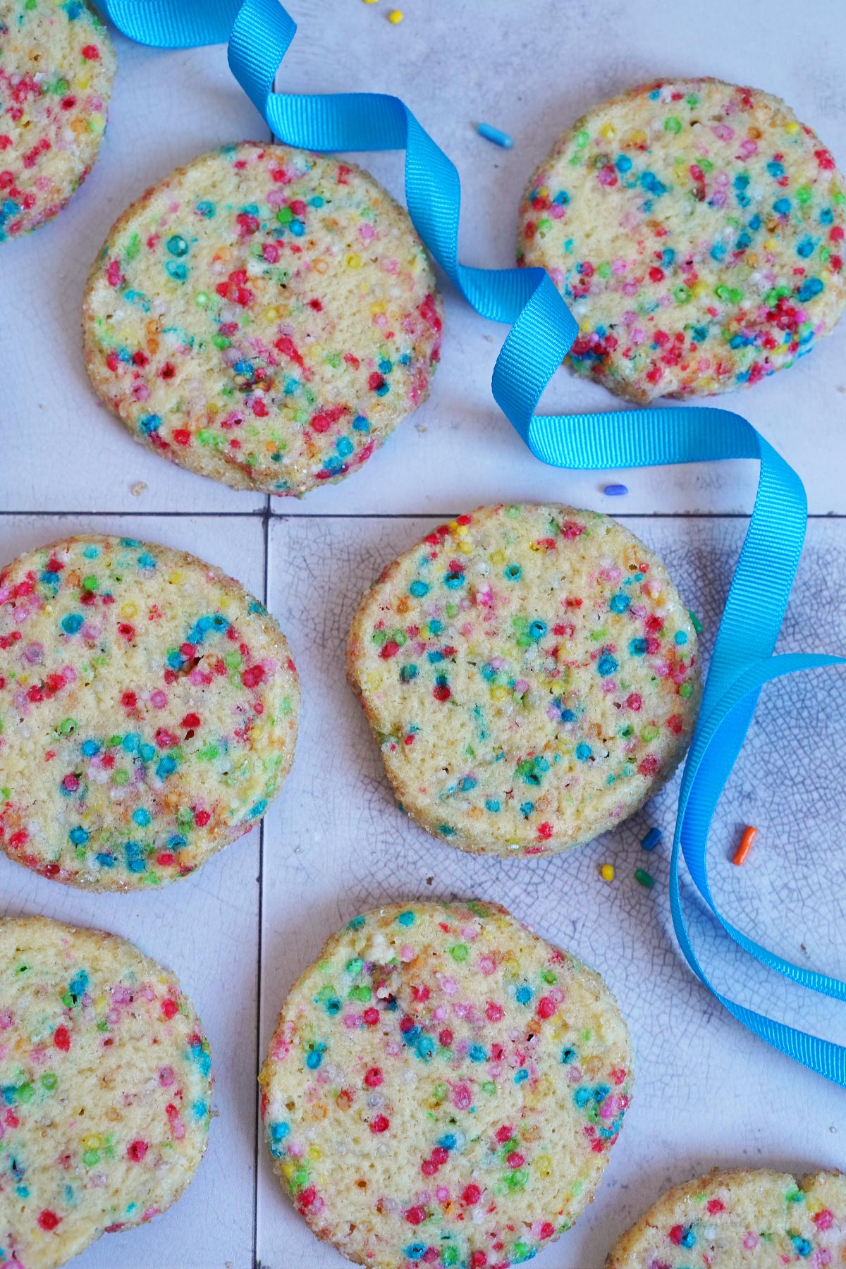 Funfetti Ice Box Cookies | Bake to the roots