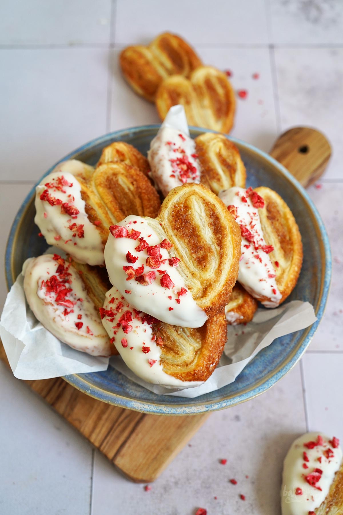 Blätterteig Herzen (Herzige Schweineohren) | Bake to the roots