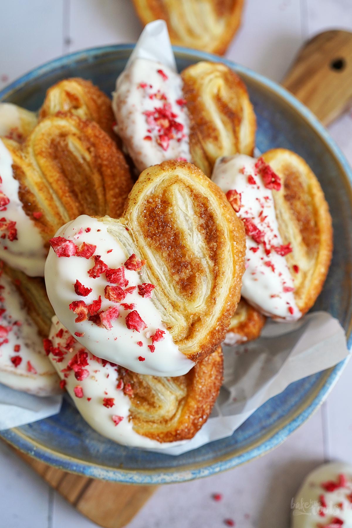 Blätterteig Herzen (Herzige Schweineohren) | Bake to the roots