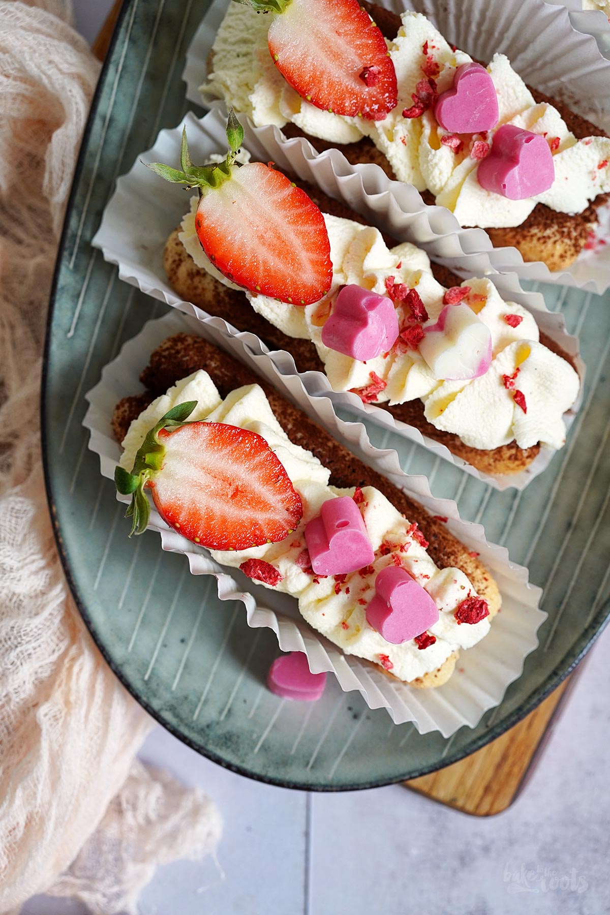 Mini Löffelbiskuit Tiramisu Törtchen | Bake to the roots