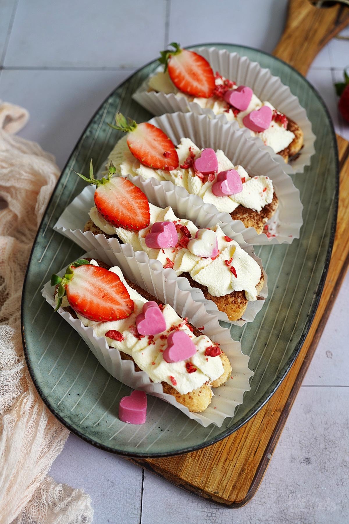 Mini Löffelbiskuit Tiramisu Törtchen | Bake to the roots