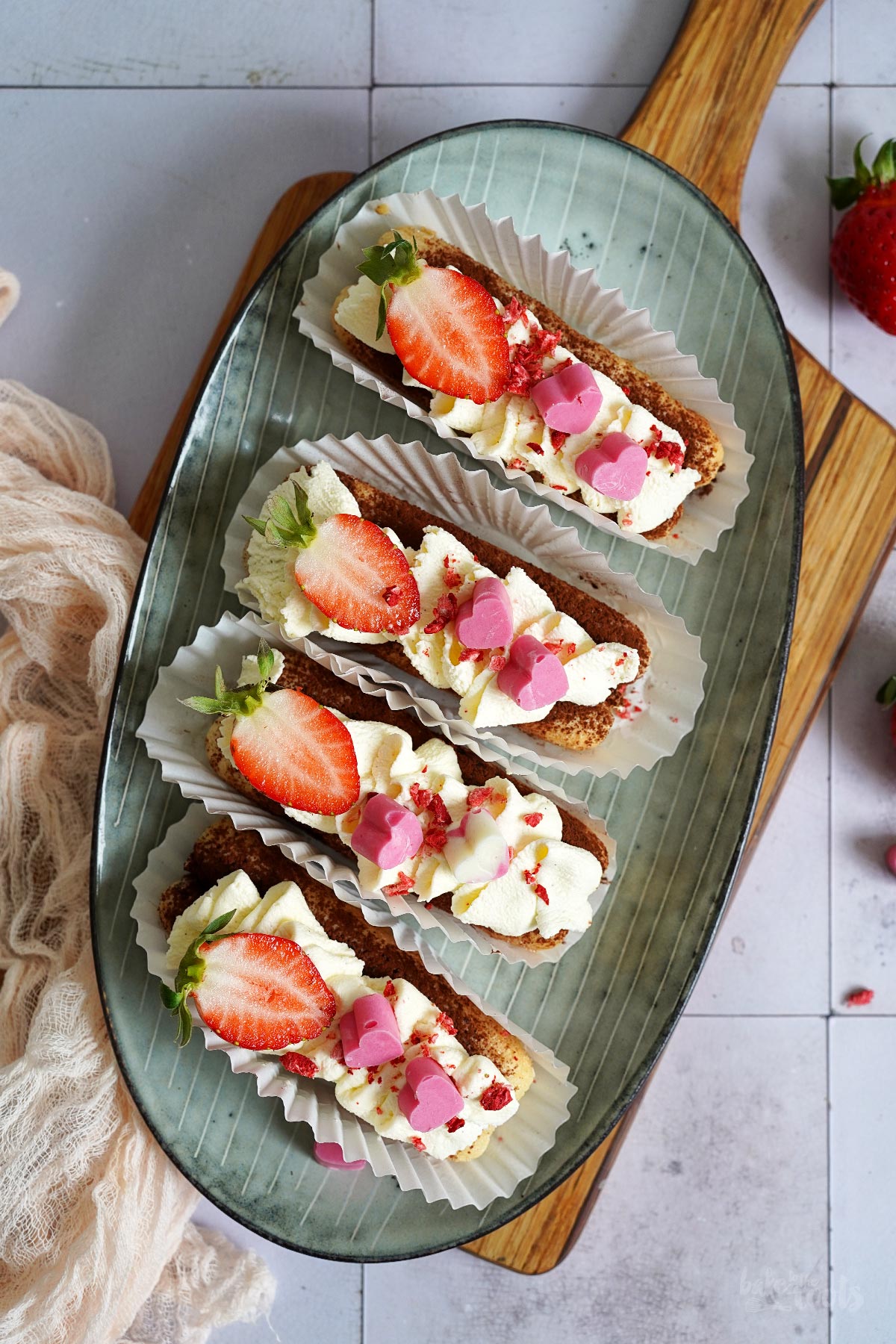 Mini Löffelbiskuit Tiramisu Törtchen | Bake to the roots