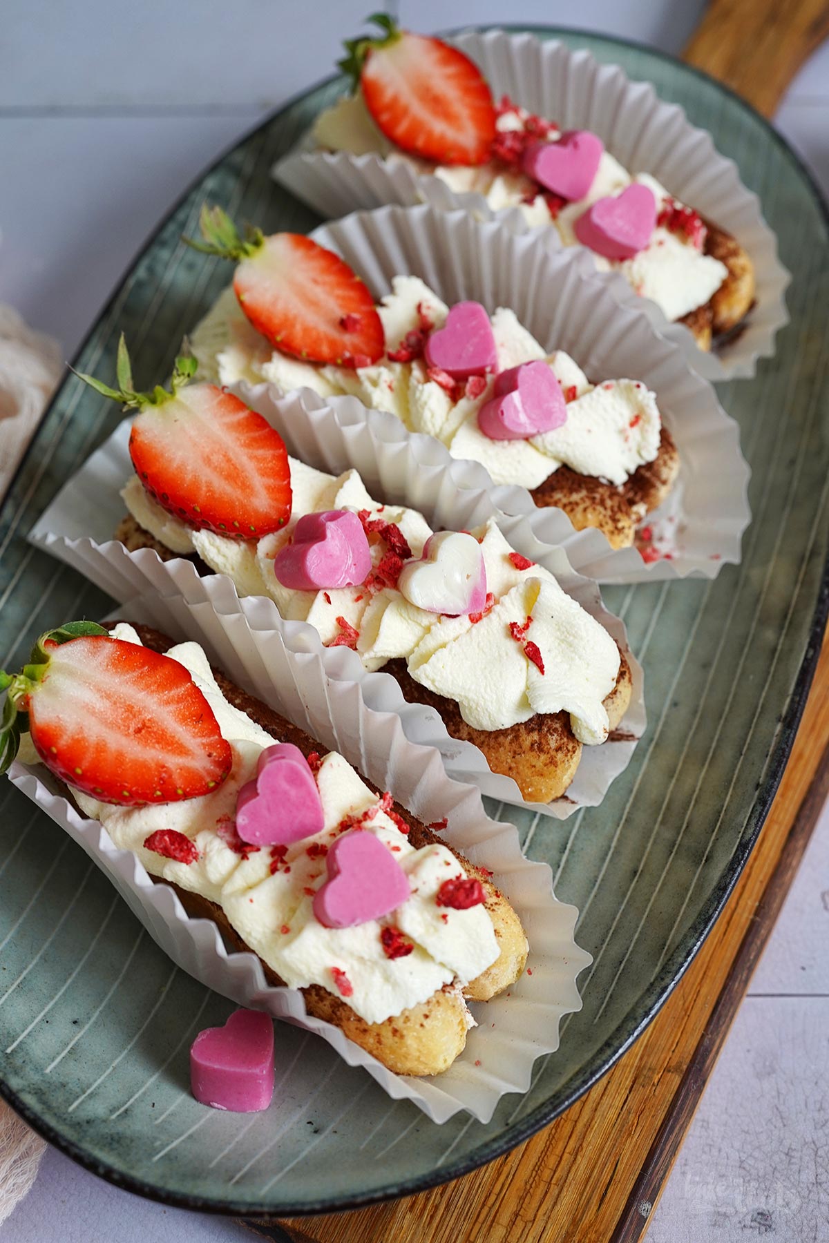 Mini Löffelbiskuit Tiramisu Törtchen | Bake to the roots