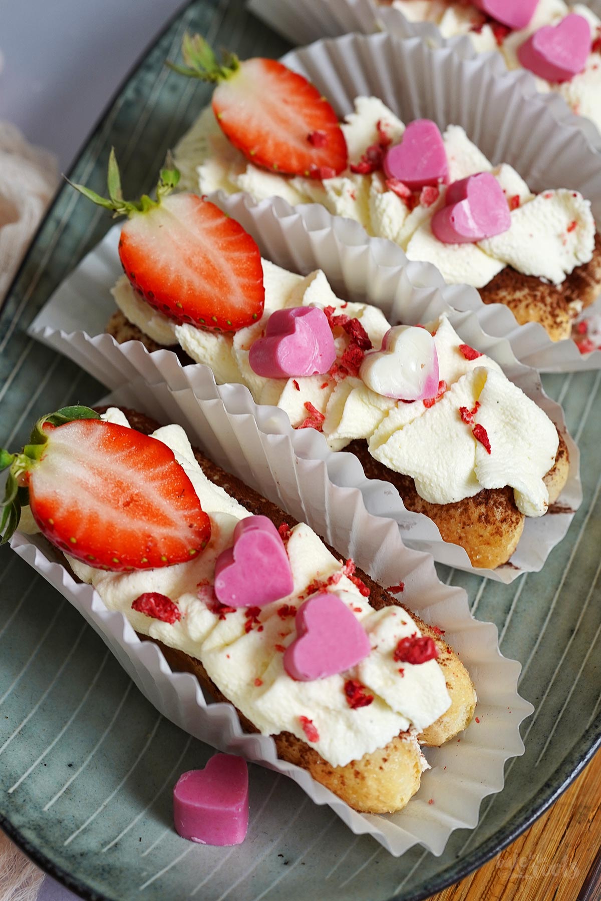 Mini Löffelbiskuit Tiramisu Törtchen | Bake to the roots